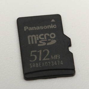 512MB micro SDカード Panasonicの画像1