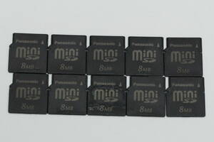 8MB miniSD card *10 pieces set * Panasonic