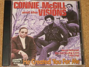 CD■CONNIE MCGILL & THE VISIONS■HE CREATED YOU FOR ME～甘茶ソウル。レアアルバムにボーナストラック収録