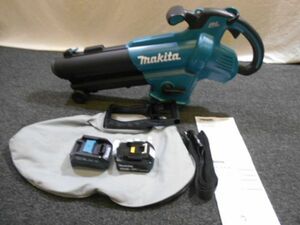 極美品★makita マキタ 18V 6.0Ah 充電式ブロワ集じん機 MUB187D