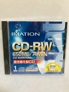CD-RW 650MB 74分　1〜4倍速対応　書き換え型CD 1枚