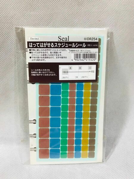 レイメイ藤井 ダヴィンチ リフィル スケジュールシールB 透明 聖書サイズ DR254