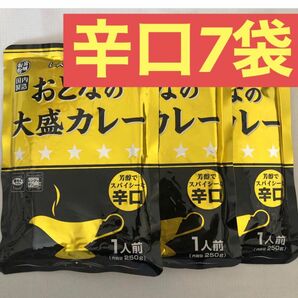 レトルト食品　おとなの大盛カレー　辛口　250g×7袋