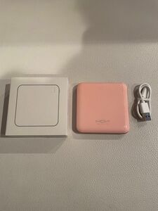 【動作確認済】モバイルバッテリー 充電器10000mAh ピンク Moxnice