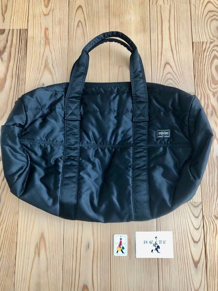 PORTER 吉田カバン/タンカー ロールボストン 2WAY DUFFLE BAG ブラック