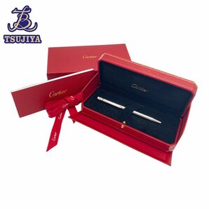 ★美品★Cartier カルティエ サントスドゥカルティエ ボールペン シルバーカラー 中古A【辻屋質店S0732】の画像1