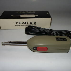 TEAC ティアック E-3 ヘッドイレーサー元箱 取説付き 消磁器 HEAD DEMAGNETIZER 通電確認の画像3