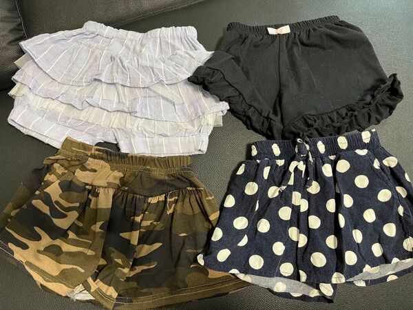まとめ売り キュロットパンツ ショートパンツ パンツ 80 ベビー