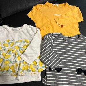 まとめ売り 春服 ロンT ベビー 80 カットソー Tシャツ トップス アプレレクール