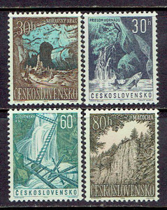 チェコ 1963年 洞窟切手セット