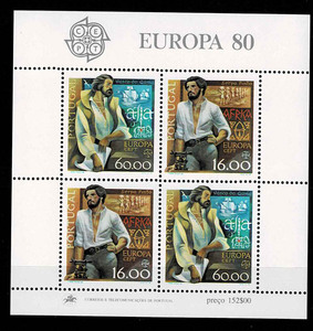  Portugal 1980 year EUROPA small size seat 