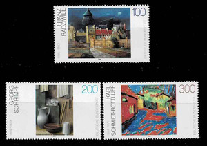 Art hand Auction 德国 1995 年 20 世纪绘画邮票套装, 古董, 收藏, 邮票, 明信片, 欧洲