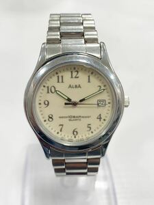 SEIKO ALBA V732-0L80 セイコーアルバ メンズ腕時計 クオーツ 電池交換済 稼働品