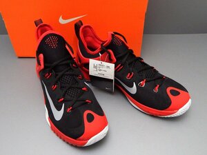 #【タグ付】NIKE ナイキ ZOOM HYPERREV 2015 EP ズーム ハイパーレブ 27.5cm 705371 006 レッド/ホワイト/ブラック系 バスケ（札）