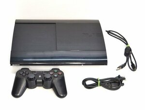 （ジャンク）PlayStation3 PS3 プレイステーション3 CECH-4000B チャコールブラック 250GB 封印シール剥がれ 動作確認済（柏）