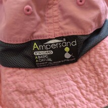 夏　帽子　プール　熱中症　f.oインターナショナル　Ampersand　ピンク　サイズ56_画像2