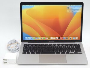 人気！MacBook Air (M1, 2020) MGNA3J/A 8コアCPU/8コアGPU メモリ:8GB SSD:512GB シルバー C0MW