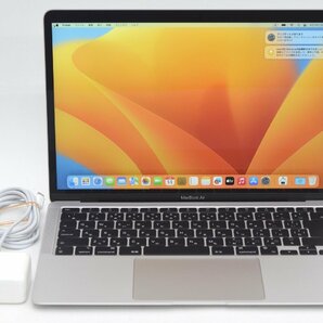 人気！MacBook Air (M1, 2020) MGNA3J/A 8コアCPU/8コアGPU メモリ:8GB SSD:512GB シルバー C0MWの画像1