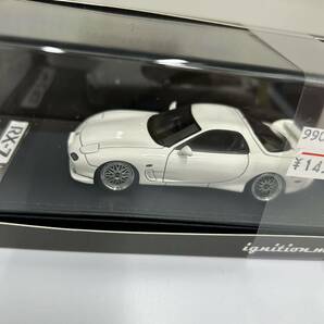 未使用 ignition model MAZDA RX-7 (FD3S) Type RS White 0203 マツダ ミニカー 1/43 イグニッションモデル の画像3