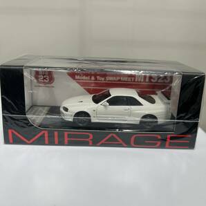 未使用 hpiracing MIRAGE NISSAN SKYLINE GT-R V-spec2 Nur(R34) white 8396 ミニカー ミラージュ 1/43スケール スカイラインの画像1