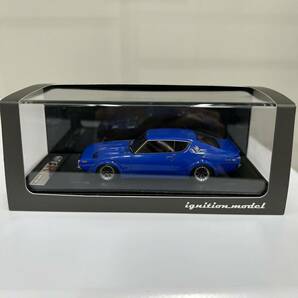 未使用 ignition model NISSAN SKYLINE 2000 GT-R (KPGC110) BLUE 0354 ミニカー スカイライン 1/43スケールの画像1