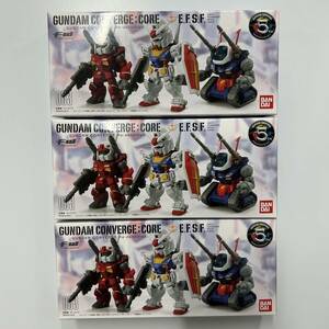 未使用　GUNDAM CONVERGE:CORE E.F.S.F ガンダムコンバージ RX-77-2 ガンキャノン 、RX-78-2 ガンダム、RX-75 ガンタンク 3体セット