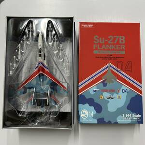 未使用　Su-27B FLANKER Russian Knights 1/144スケール　アヴィエーションファイターズ　003 フランカー　ロシア　エスワンフォー　04