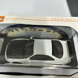 未使用 hpiracing NISSAN SKYLINE GT-R V-Spec N1 (R33) white ミニカー 1/43 アイアイアド 新宿おもちゃカーニバル 8869の画像4