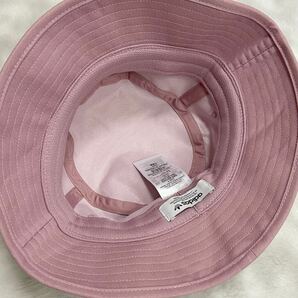 アディダス バケットハット トレフォイル ロゴ 綿100％ ブランド 帽子 レディース フリーサイズ ピンク adidas の画像4