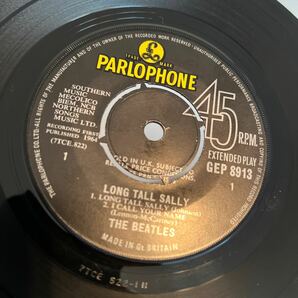 UKオリジナルモノ 両面マト1N (9GGH, 10GRH) リマーク有 廃盤 EP the beatles long tall sally GEP8913 シングル盤 7 mono ビートルズ の画像4