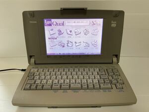 TOSHIBA ☆ Rupo Qual JW-F580 ☆ ワープロ ☆ 起動OK 東芝