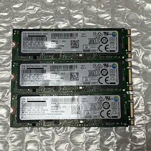 【起動2回 使用0時間】 SAMSUNG ☆ MZNTN512HDJH M.2 SSD 512GB ☆ 3枚 ☆ 正常 ①の画像1