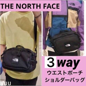 本日200円引き　THE NORTH FACE　日本未発売　男女兼用　ウエストポーチ　ボディバッグ ショルダーバッグ 正規タグ付