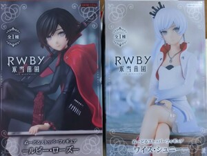 数量4 定形外510円 新品・未開封【ルビー・ローズ/ワイス・シュニー】2種 RWBY 氷雪帝国 ぬーどるストッパーフィギュア 