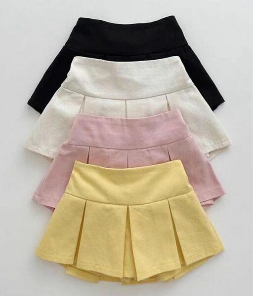 韓国子供服　子供服　女の子　プリーツスカート　スカート