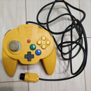 NINTENDO64　コントローラー　イエロー　ホリ電機　動作確認未実施