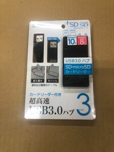 SANWA SUPPLY カードリーダー付きUSBハブ USB-HCS315BK