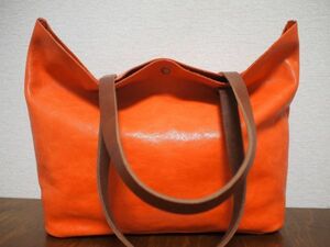  original leather hand made domestic production cow leather bag C* creamer leather BU tote bag OR 946