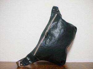  hand made domestic production original leather bag * creamer leather body bag large DG 989