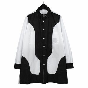 YOHJI YAMAMOTO pour homme рубашка блуза двусторонний не использовался товар Yohji Yamamoto 
