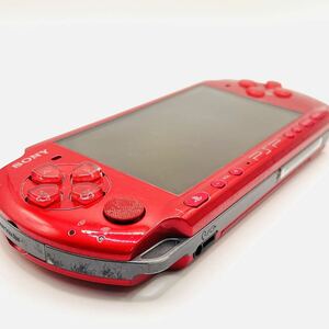 動作確認済　美品　PSP-3000 SONY ソニー　PSP本体　ラディアンレッド プレイステーションポータブル 