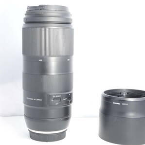 〓フード付の人気レンズ〓タムロン TAMRON 100-400mm F4.5-6.3 Di VC USD キャノン用 A035の画像1