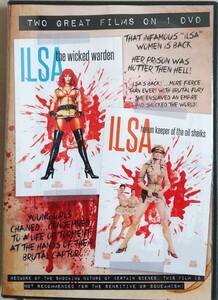 海外盤 ジェス・フランコ「Ilsa The Wicked Warden ＋Ilsa Harem Keeper of The Oil Sheiks」2作品　/　DVD / 国内プレーヤーOK