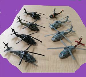  final product junk F-toyshe Reborn collection 1/144 UH-60 America land army SH-60 America navy sea on self ..UH-1 Ground Self-Defense Force 8 goods set 