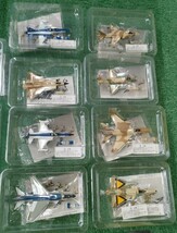 激レア 1/144 エリア88 23種類 シークレット多数 F-20 F-14 X-29 A-10 戦闘機 新谷かおる RIZCO カフェレオ エフトイズ 半完成品 未組立_画像2