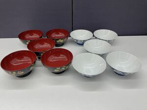 飯碗(茶碗) 汁椀 和食器 各5客セット 