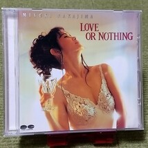 【名盤！】中島みゆき LOVE OR NOTHING CDアルバム 空と君とのあいだに バラ色の未来 流星 風にならないか 眠らないで ベスト best_画像1