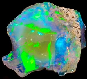 ナチュラル　オパール原石　Opal Ethiopian big opal loose 8.5ct Stone size 17X14X7 mm no6