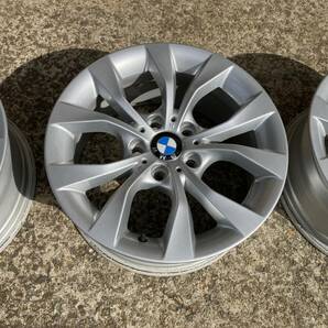 中古 アルミ 4本 BMW 純正 ホイール 7.5J-17 +34 120 5H シルバー X1 X3 単品 流用 輸入車 X1 X3 E84 F25の画像3