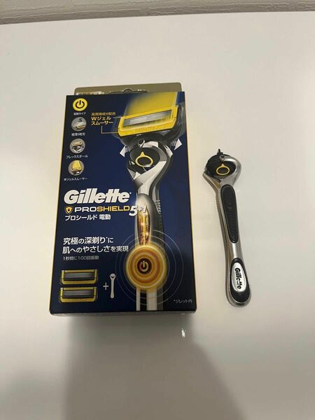 Gillette プロシールド 電動 替刃付き【新品未開封品】